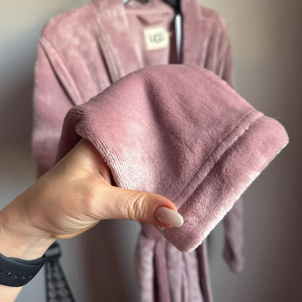 NWT UGG Women's Marlow Soft Double-face Fleece Robe Color Dusk Sz XL - Picture 6 of 10